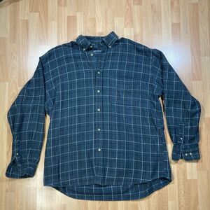 BRITCHES Great Outdoors Heavy Flannel Shirt (Men’s Size M) • Vintage • EUC